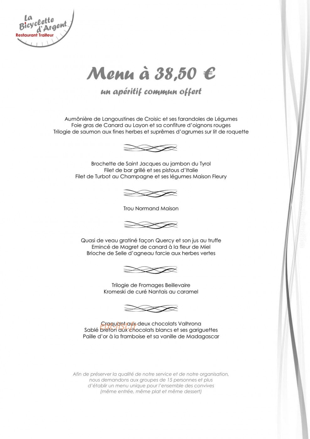 La Bicyclette d'Argent — carte page 5