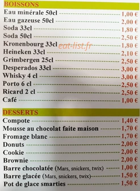 Le Crocodale — carte page 4
