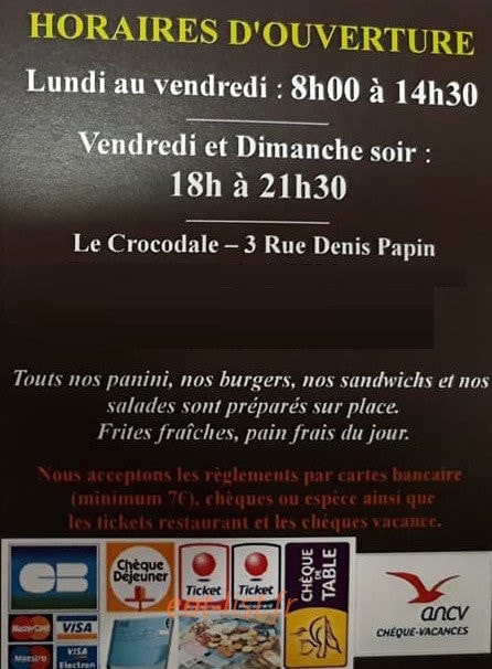 Le Crocodale — carte page 2