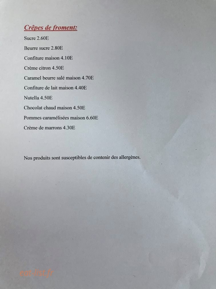 Retz Galettes — carte page 2