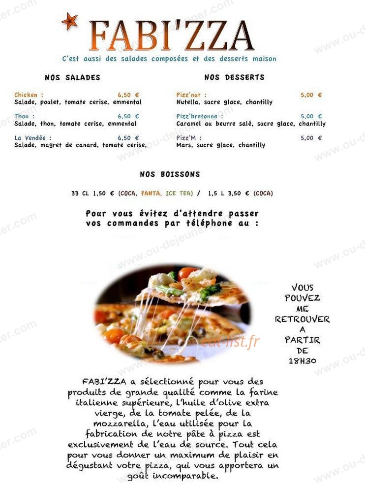 Fabi'zza — carte page 2