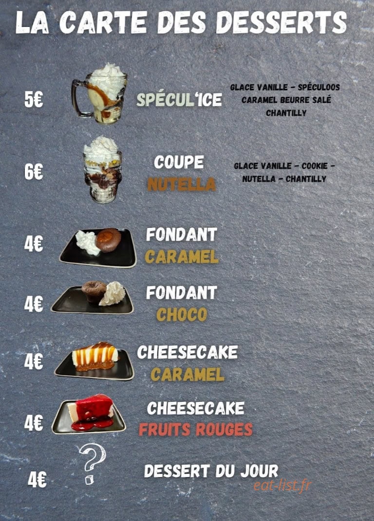 B'Mousse — carte page 2