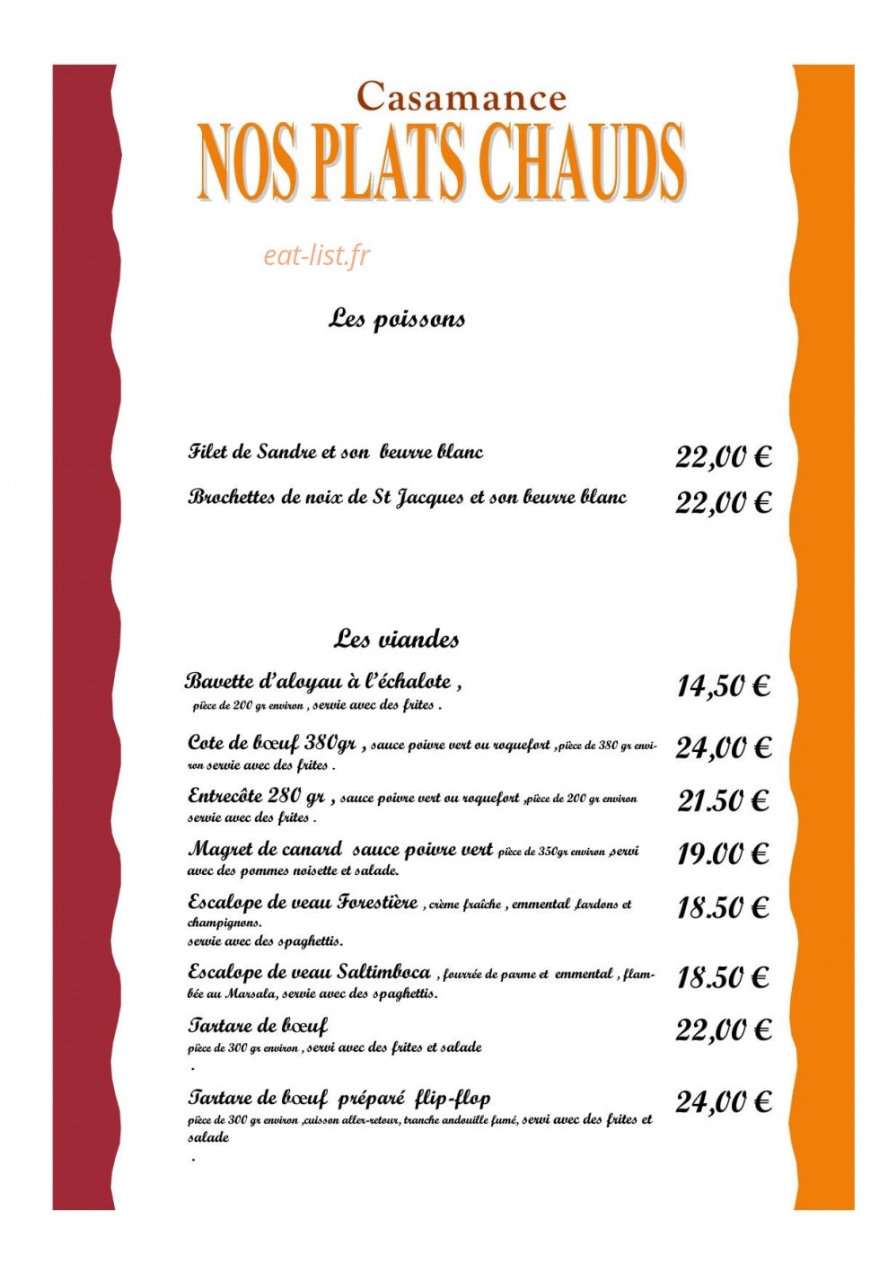 La Casamance — carte page 6