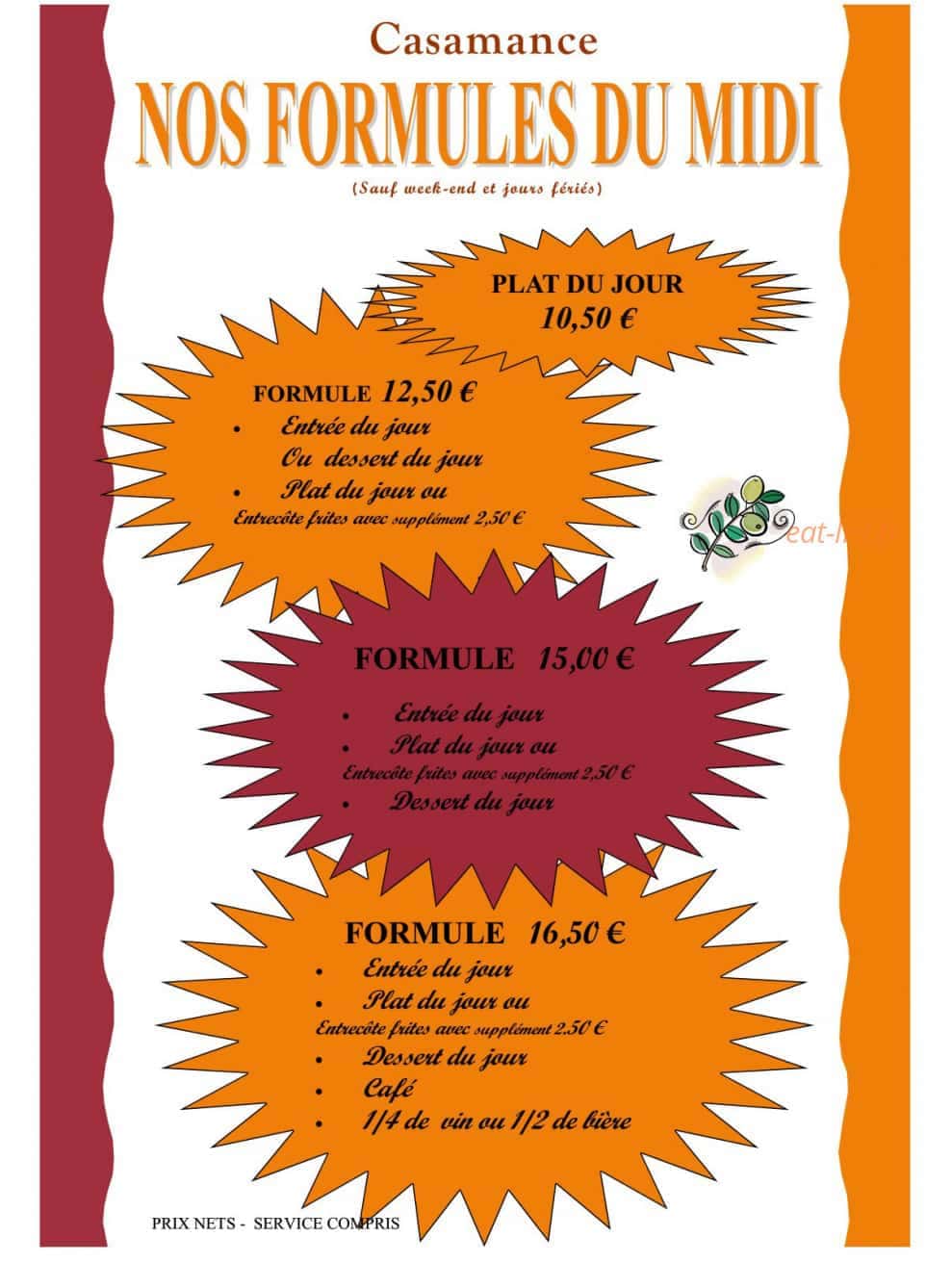 La Casamance — carte page 13