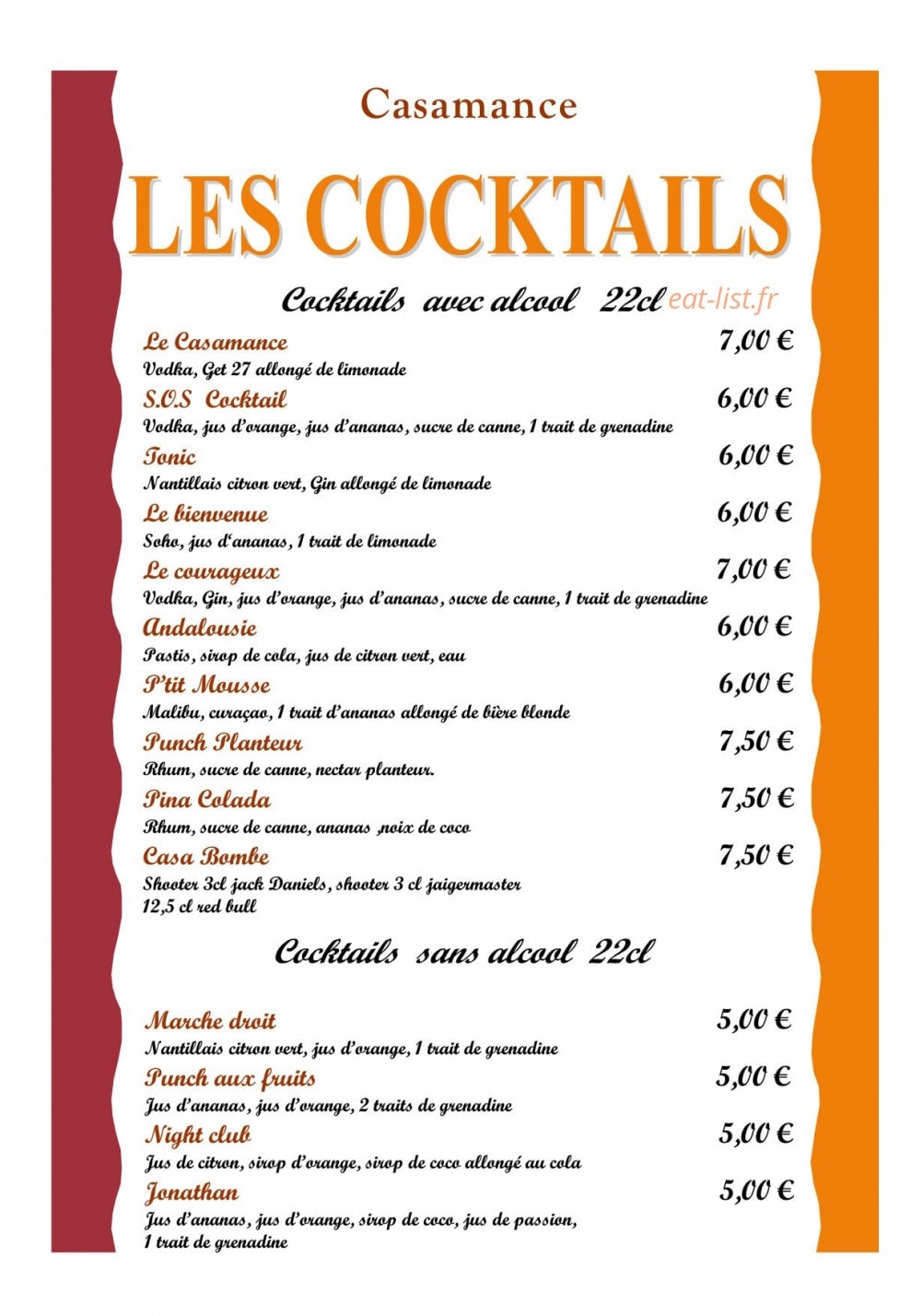 La Casamance — carte page 2