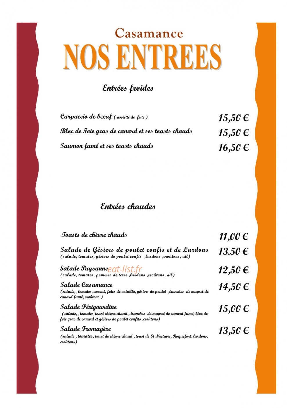 La Casamance — carte page 5