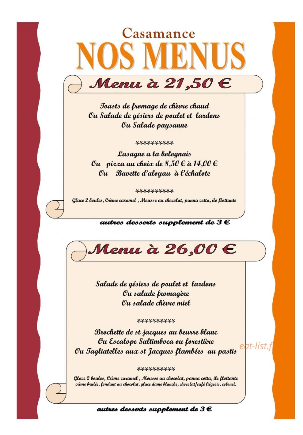 La Casamance — carte page 9