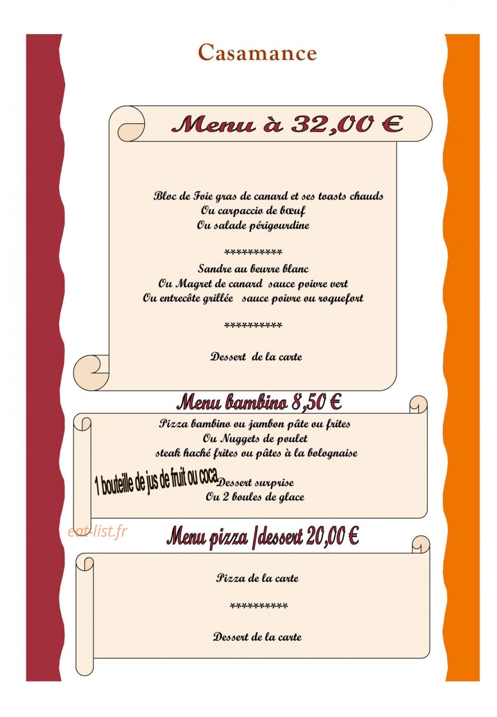La Casamance — carte page 12