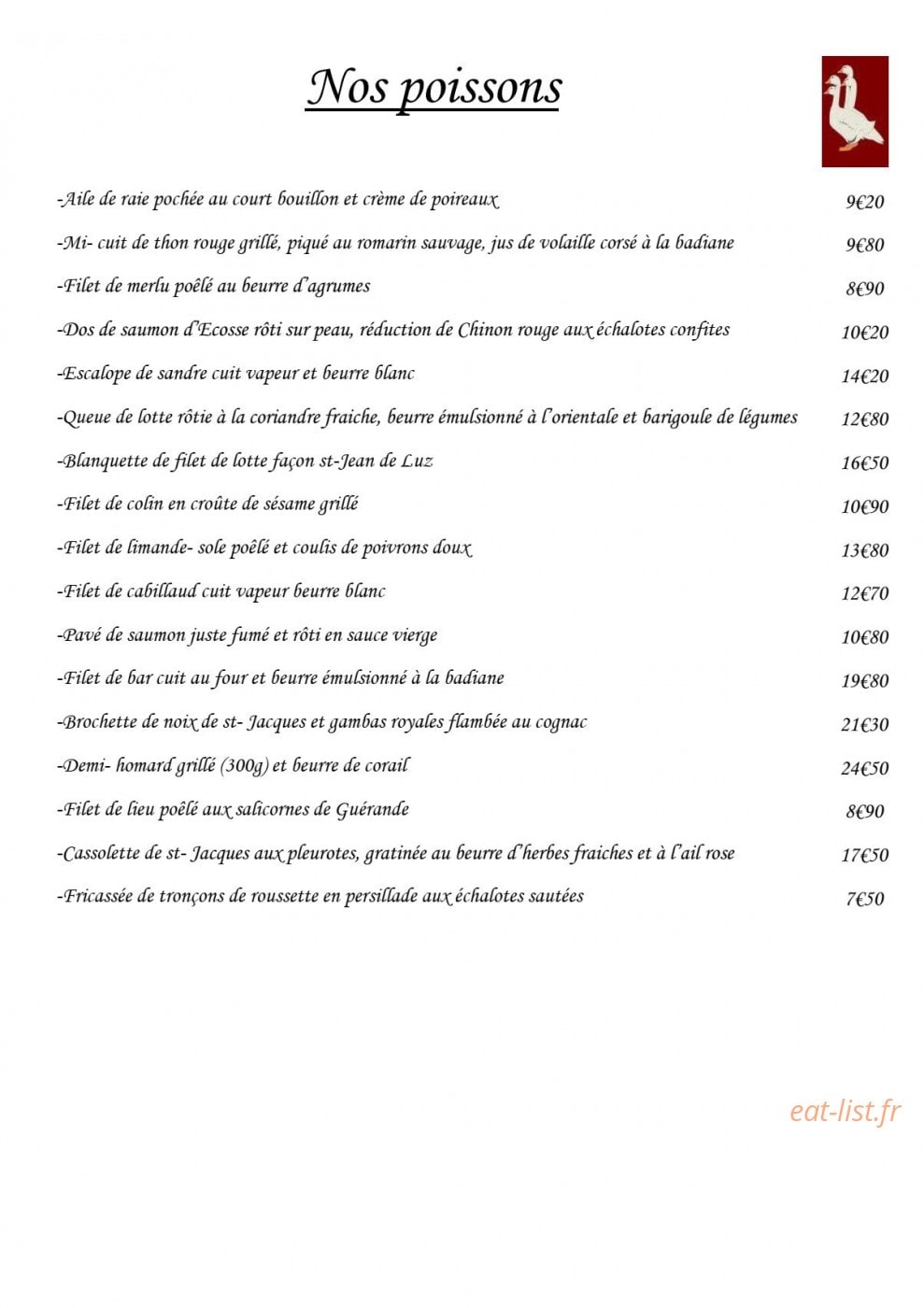 Les salons de la ferme aux oies — carte page 6