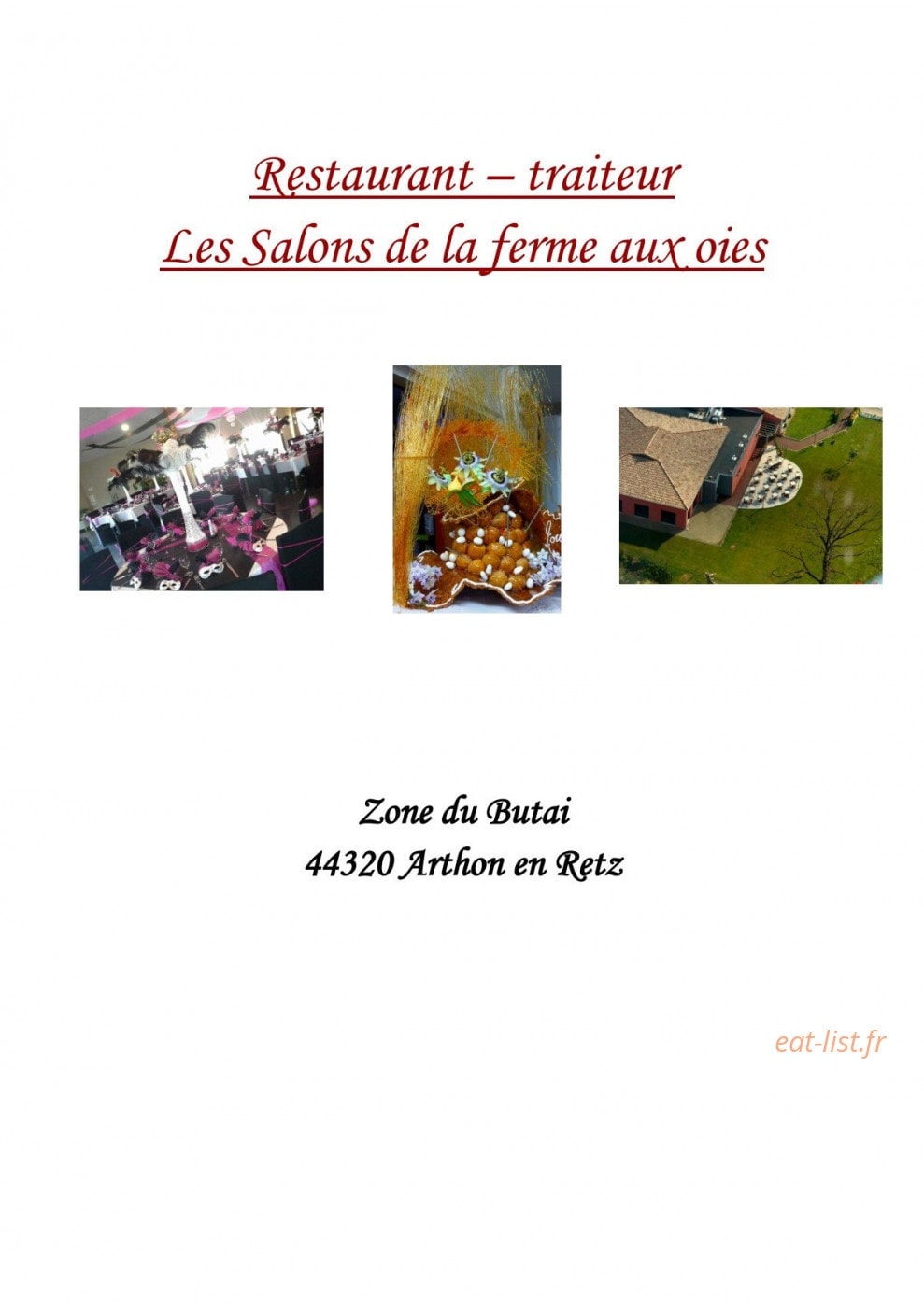 Les salons de la ferme aux oies — carte page 4