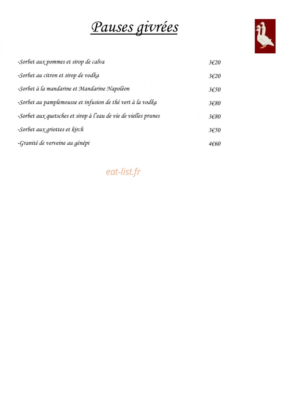 Les salons de la ferme aux oies — carte page 7