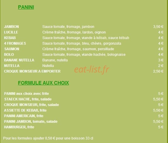 Pierrick pizza — carte page 3