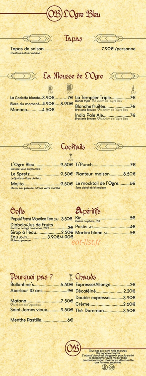 L'Ogre Bleu — carte page 3