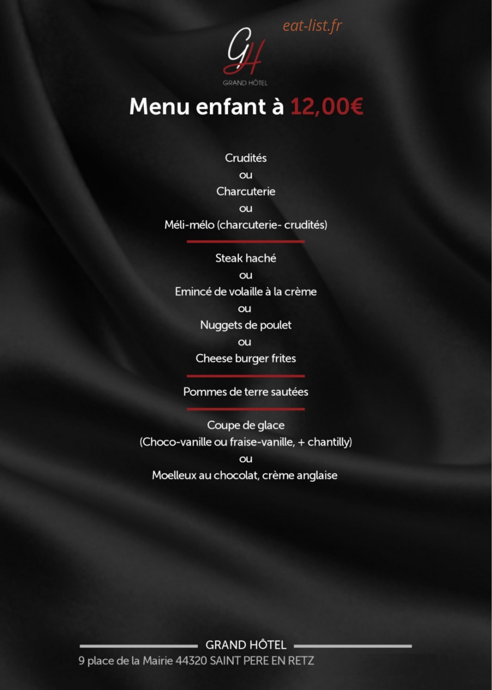 Le Grand Hôtel — carte page 7