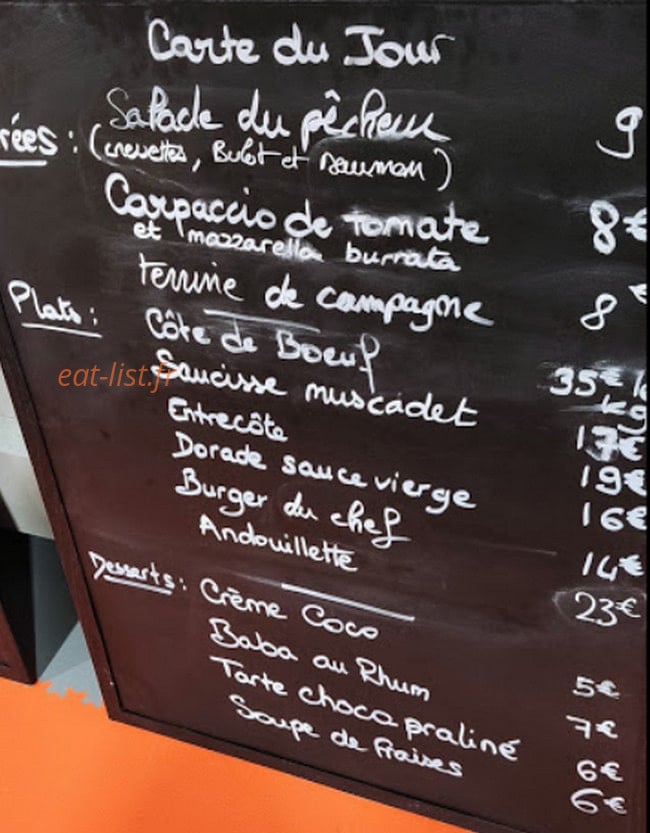 La cantine de Tonton — carte page 1