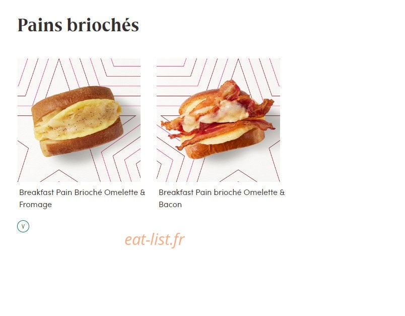 Pret A Manger — carte page 6