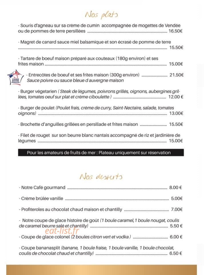Une histoire de goût — carte page 3