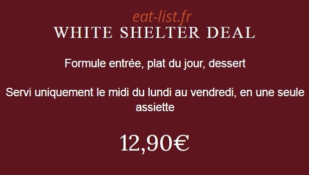 White Shelter — carte page 7
