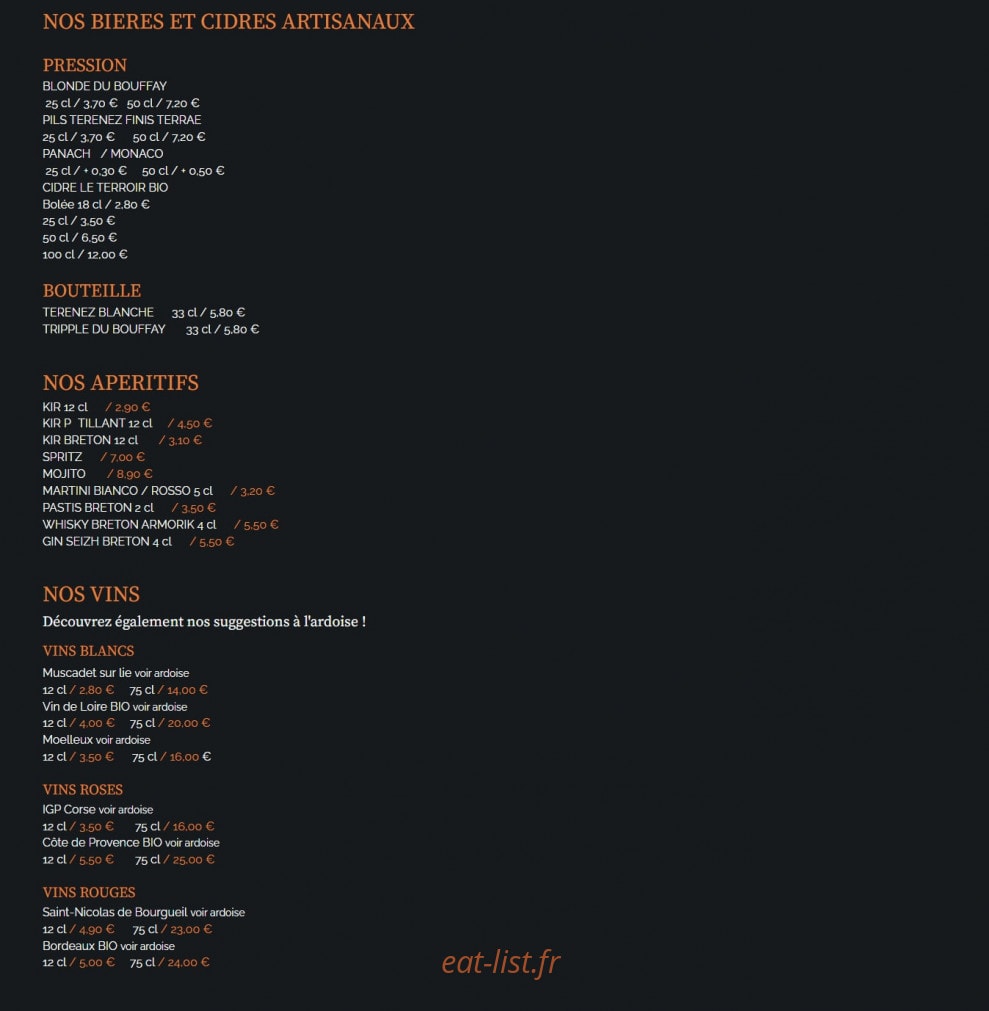Burger Et Sarrasin — carte page 3