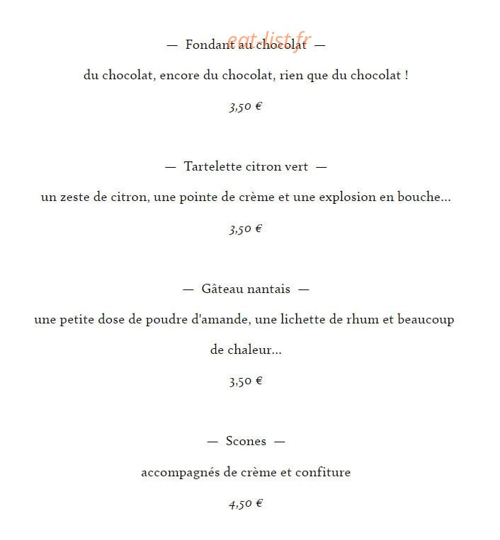 Gout'Thé — carte page 2