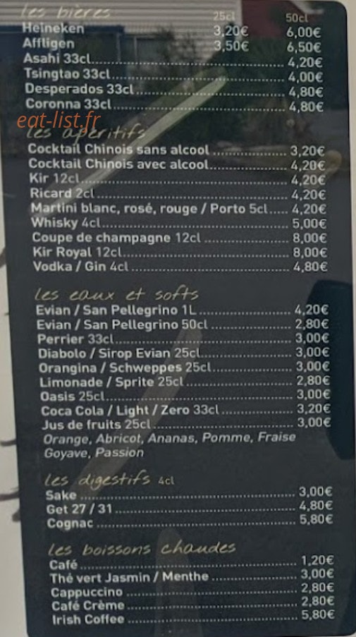 Hot Wok — carte page 2