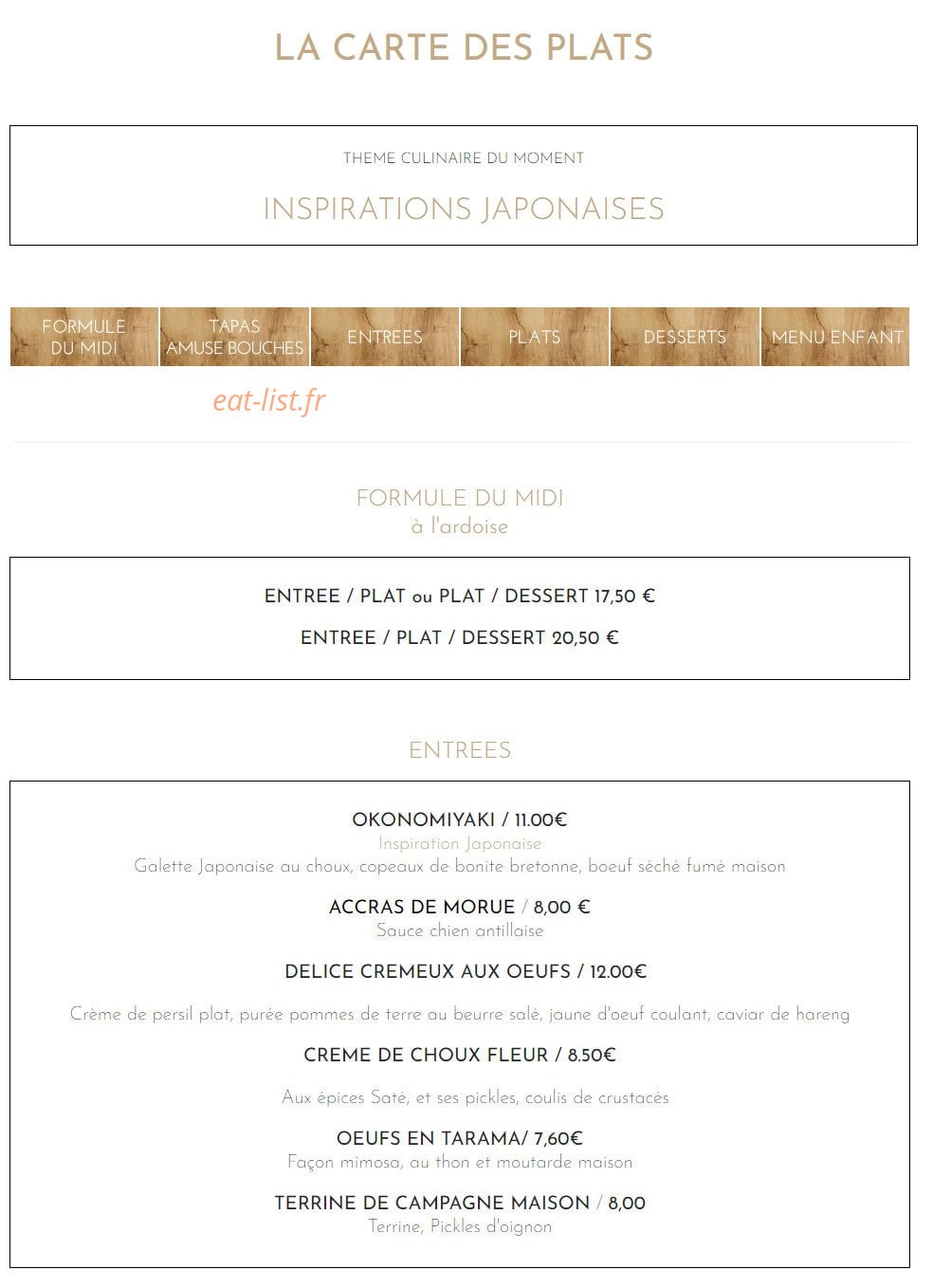 Inspirations d'ici et d'ailleurs — carte page 1
