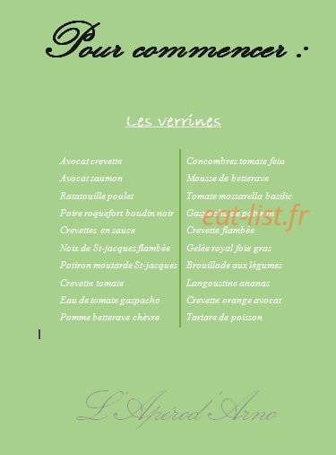 L'Apérod'Arno — carte page 2