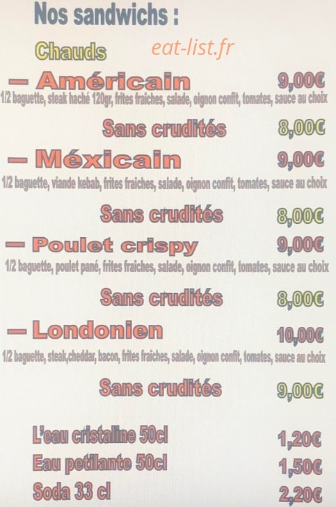 Le Sim's — carte page 1