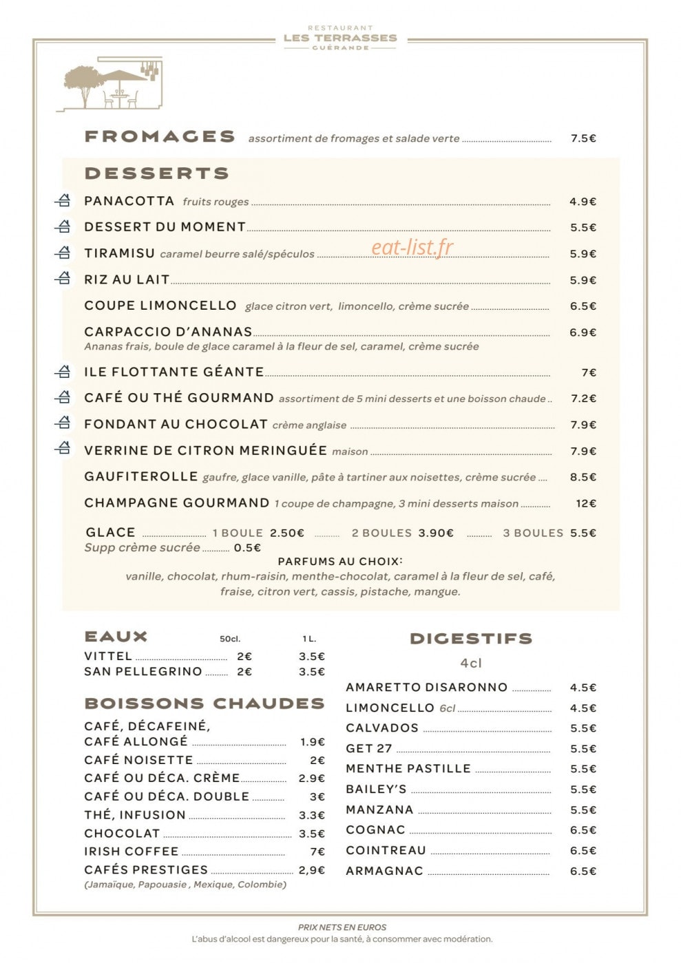 Les Terrasses — carte page 7