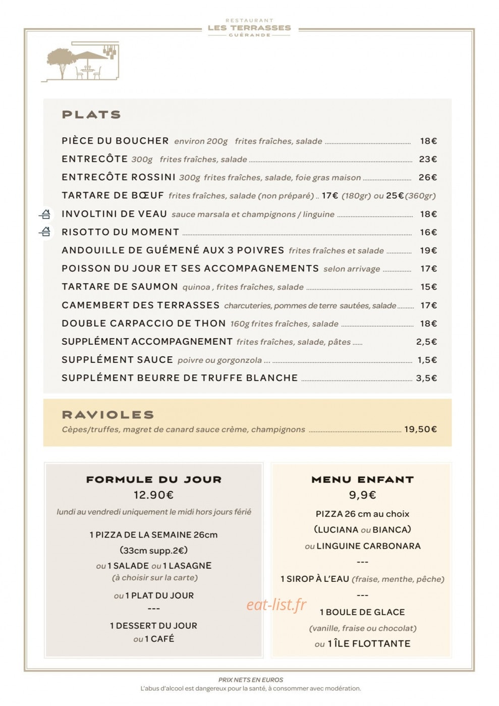 Les Terrasses — carte page 5