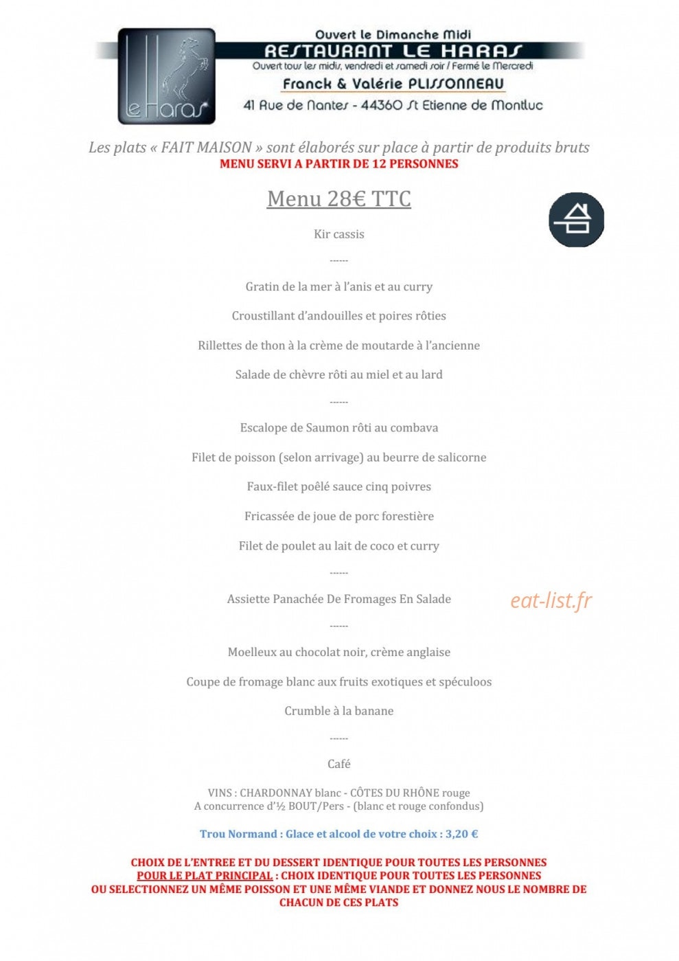 Le Haras — carte page 1
