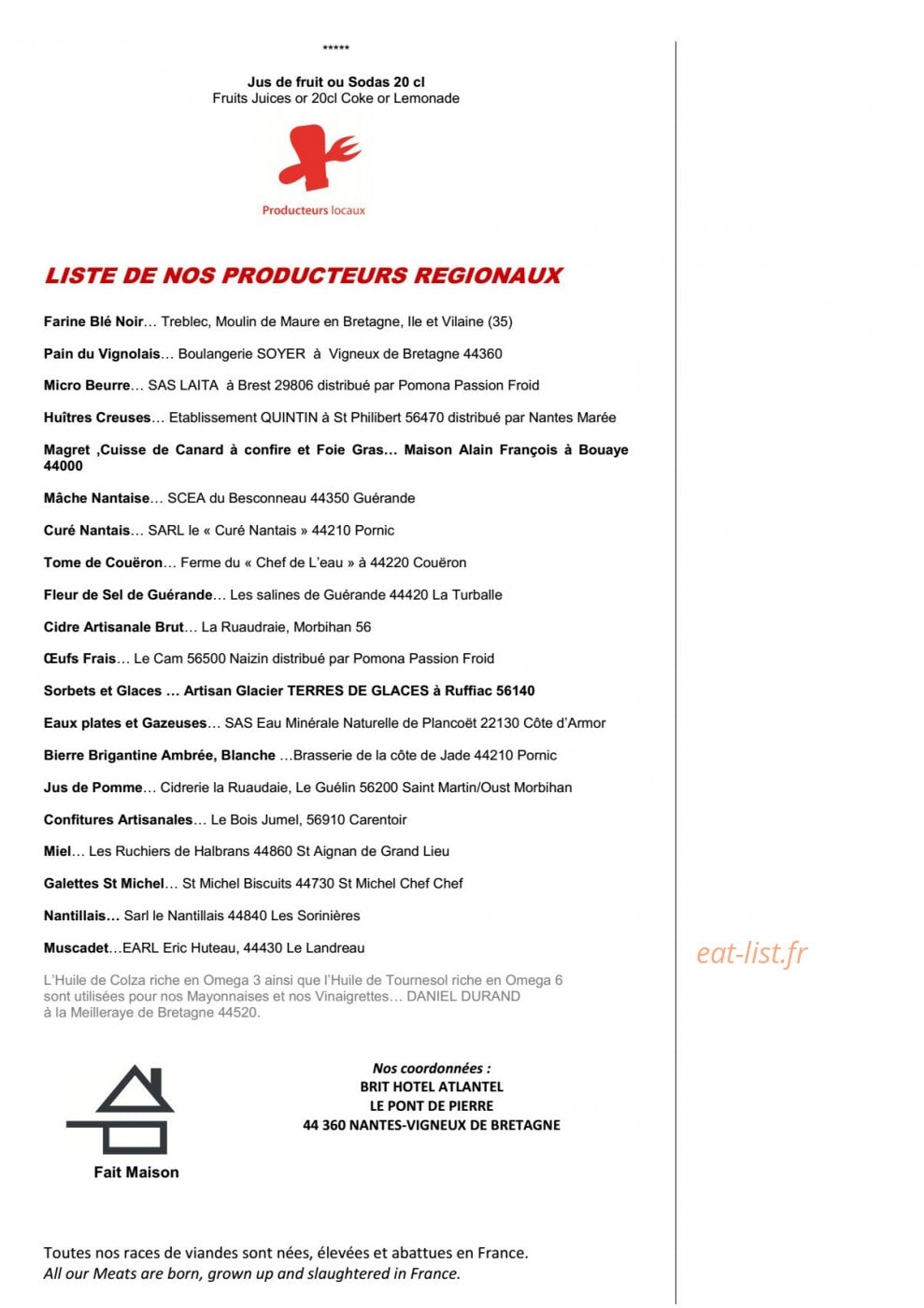 L'Atlantel — carte page 4