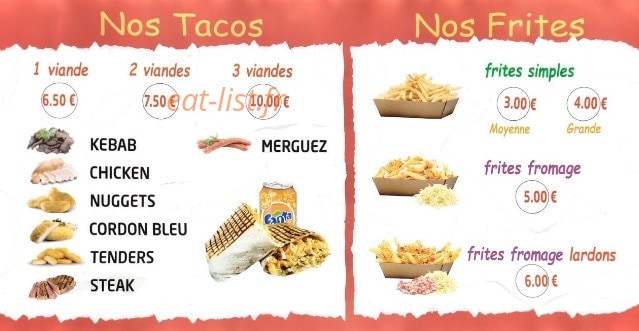 Vigneux kebab — carte page 2