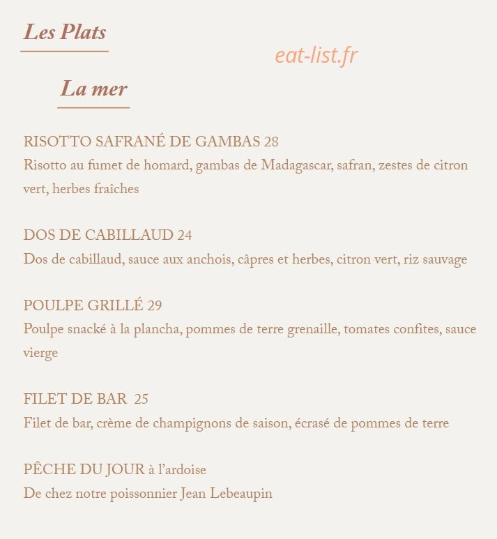 Bocca Sunset — carte page 3