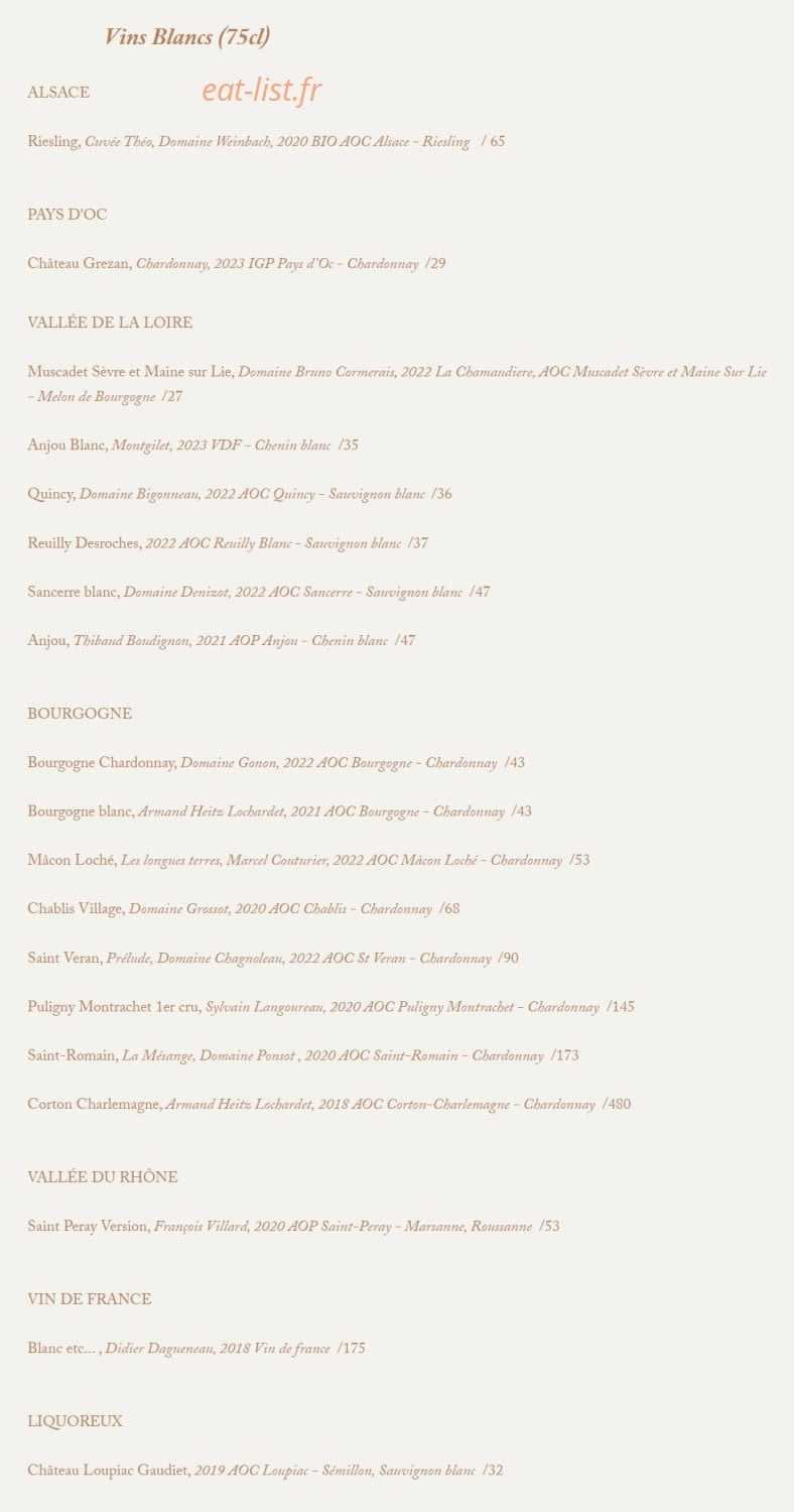 Bocca Sunset — carte page 13