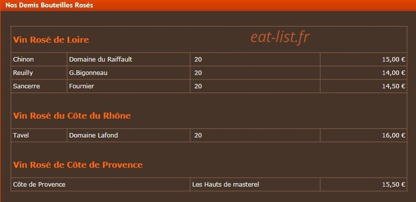 Le Normandy — carte page 6