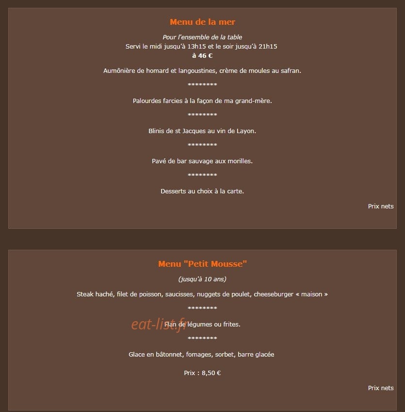 Le Normandy — carte page 3