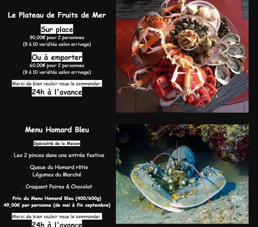 Le St Valentin — carte page 3