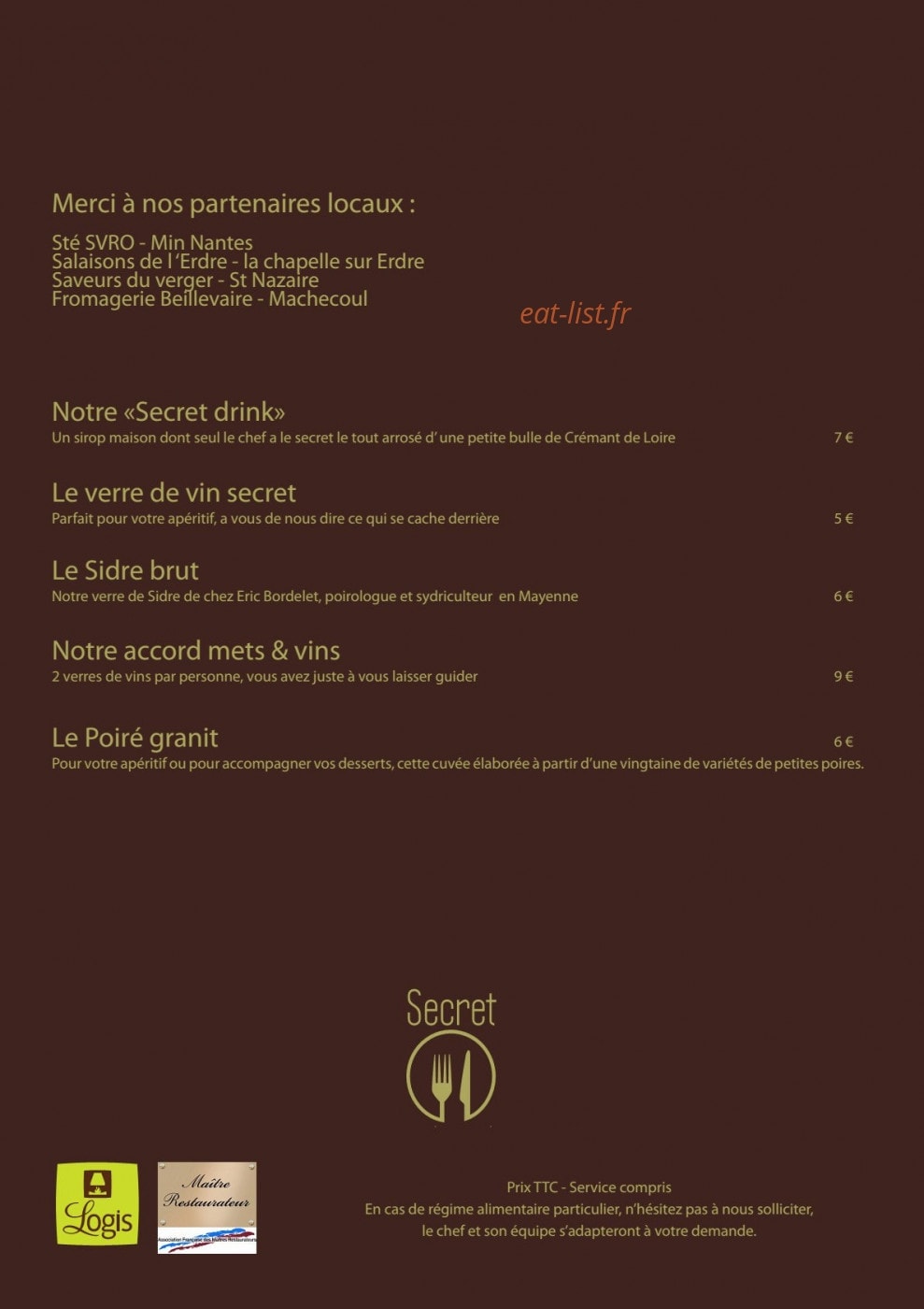 Secret — carte page 2