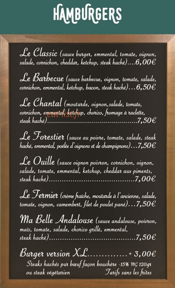 Chez Alice — carte page 2
