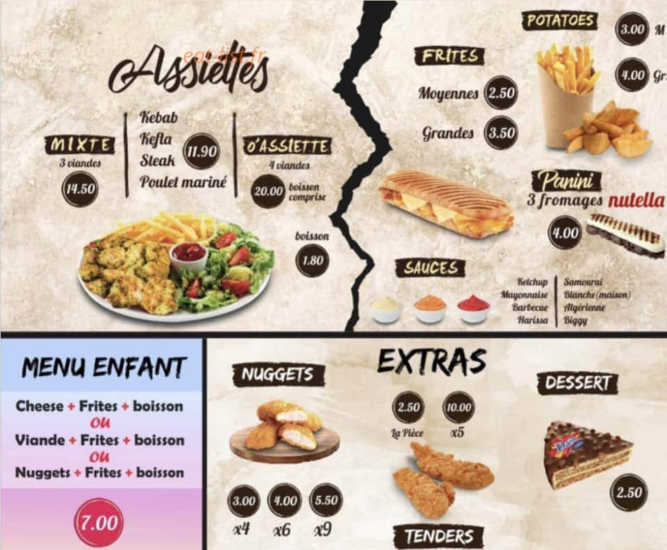 O'resto — carte page 3