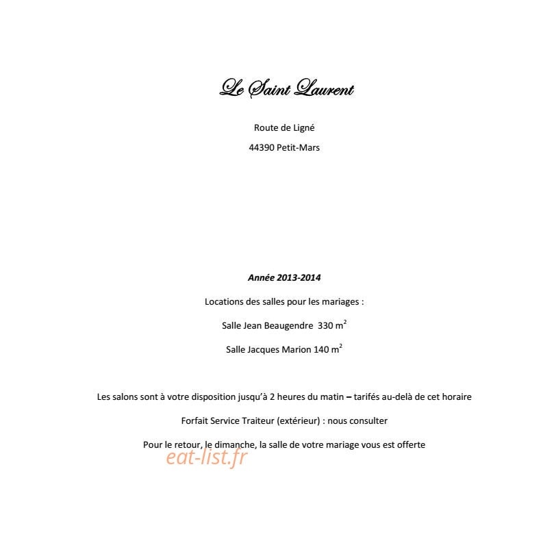 Le Saint Laurent — carte page 1