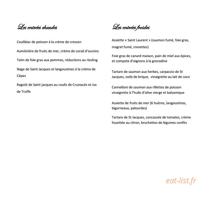 Le Saint Laurent — carte page 2