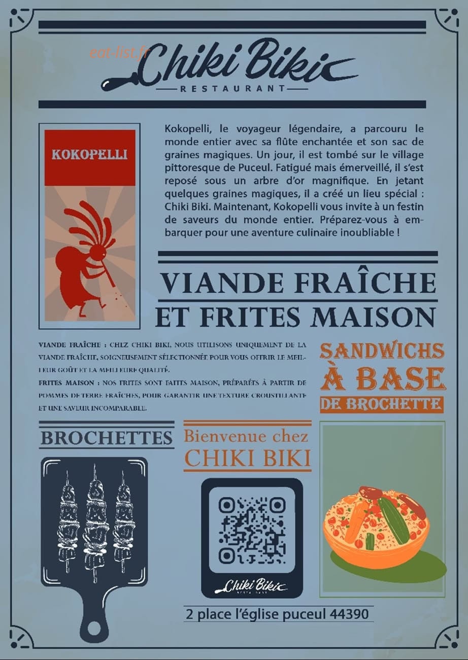 Chiki Biki — carte page 4