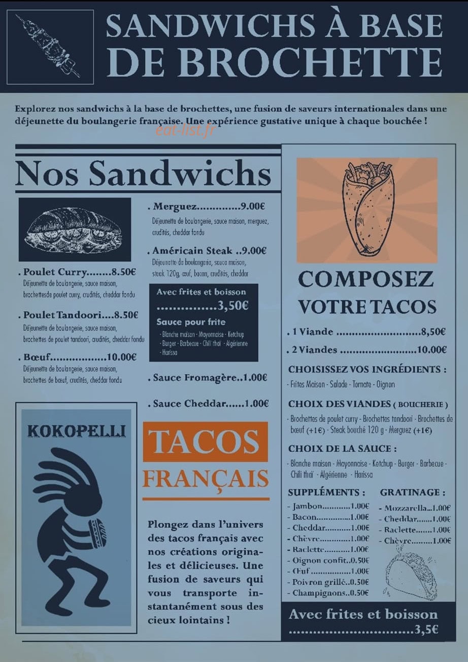 Chiki Biki — carte page 3