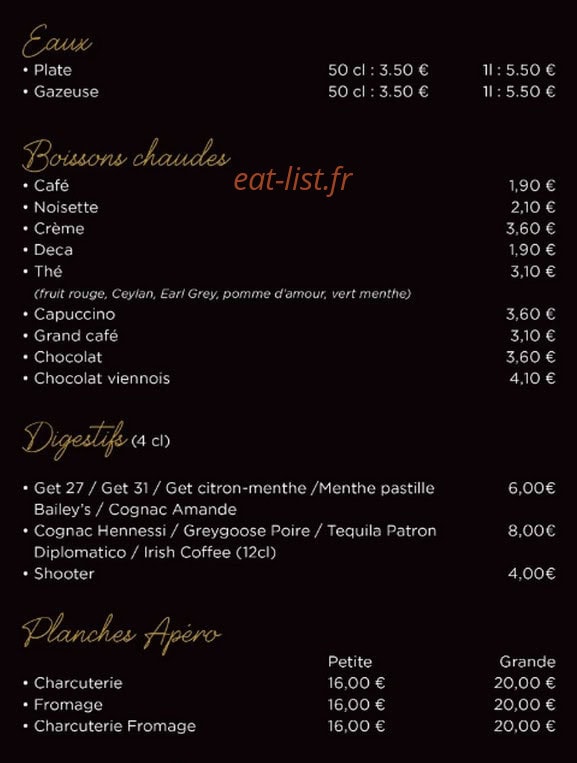 Bistrot Marcel — carte page 6