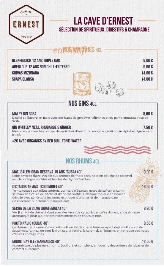 Ernest — carte page 7