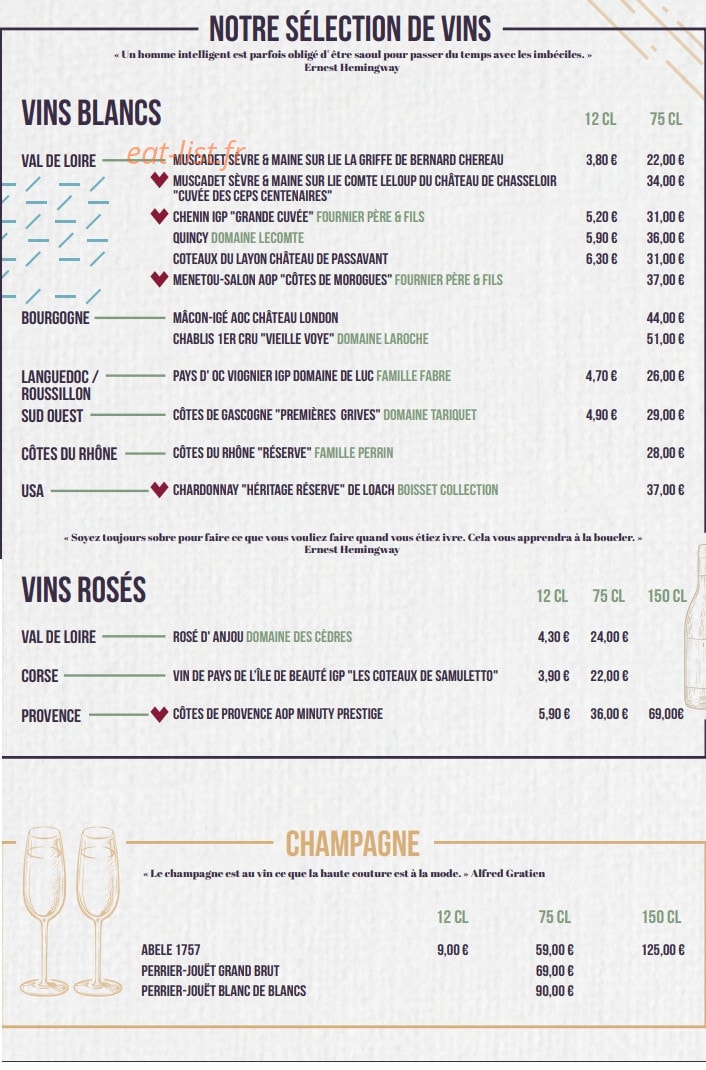 Ernest — carte page 6