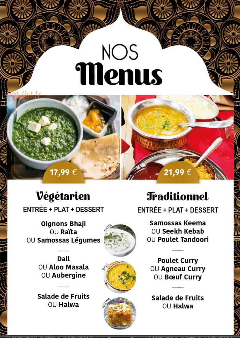 Indian Zaika — carte page 9