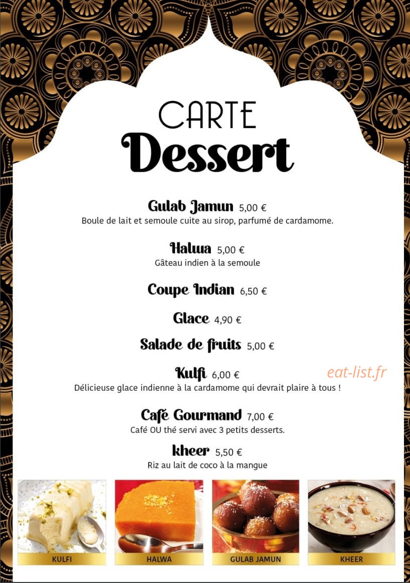 Indian Zaika — carte page 7